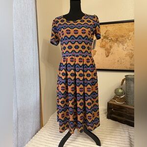 Lularoe Amelia dress size large